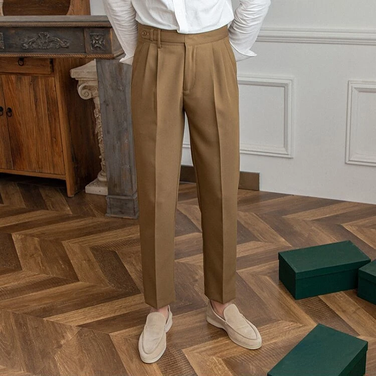 2023 Pant Quality Brand Trousers Solid Slim British Style Men New Men's Dress Office Straight Fashion High Casual Pants
2023 Pant Quality Brand Trousers Solid Slim British Style Men New Men's Dress Office Straight Fashion High Casual Pants