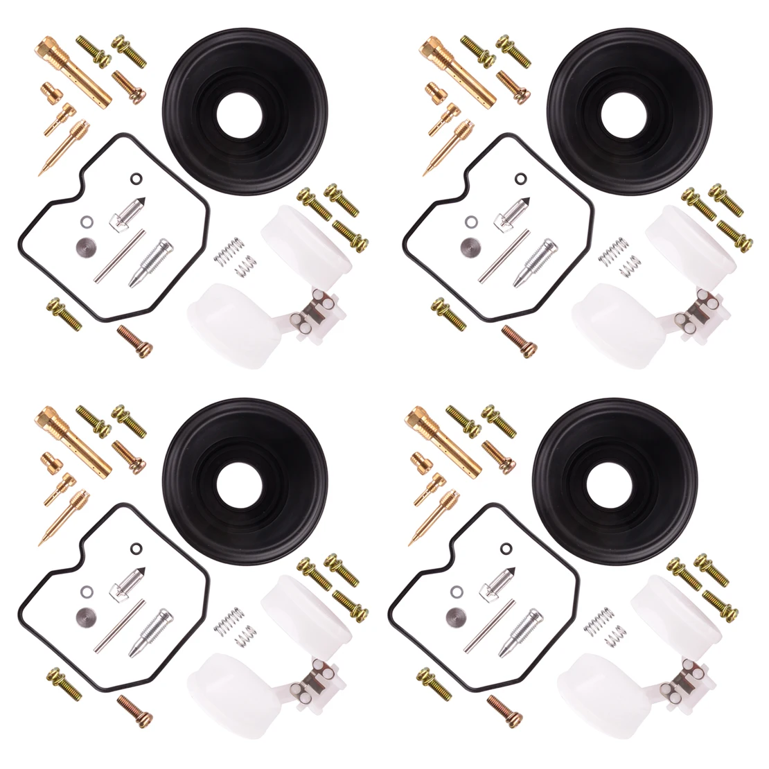 NEW 4 Sets Motorcycle Carburetor Diaphragm Float Repair Kit Fit For Kawasaki Concours ZG1000 1989 1990 1991 1992 1993 1994-2006
NEW 4 Sets Motorcycle Carburetor Diaphragm Float Repair Kit Fit For Kawasaki Concours ZG1000 1989 1990 1991 1992 1993 1994-2006