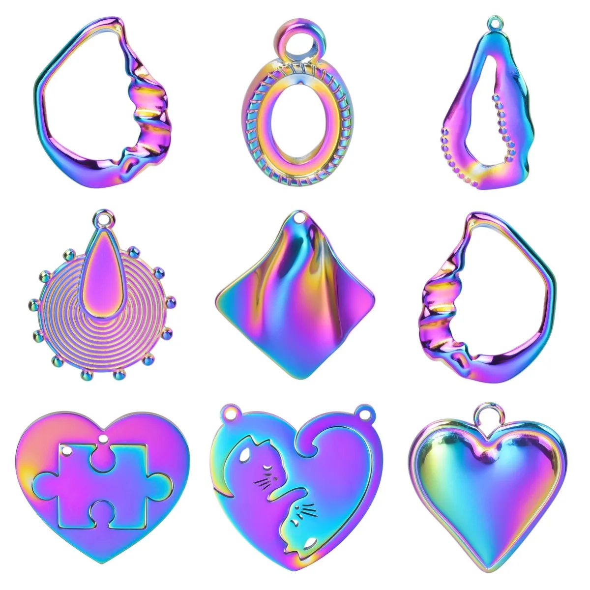 5 шт./партия, Необычные геометрические подвески-цепочки
5 шт./партия, Необычные геометрические подвески-цепочки