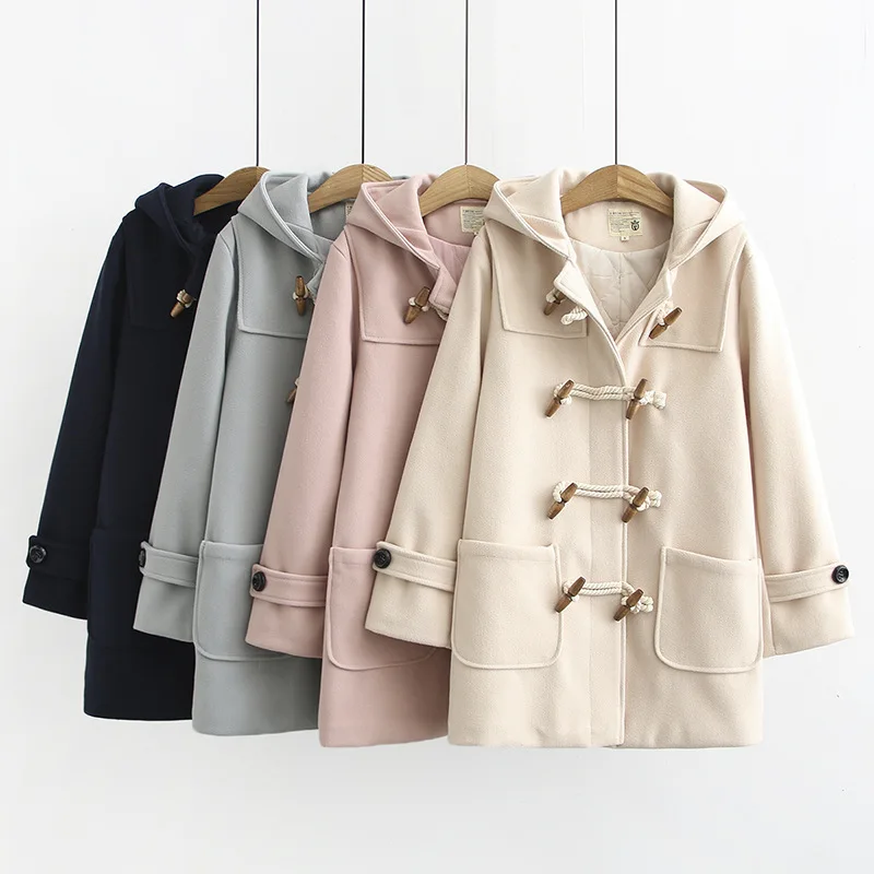 Double Breasted Woolen Coat Women 's Clothing New Korean Style Mid-length Thickened Overcoat Autumn and Winter Long Sleeve
Double Breasted Woolen Coat Women 's Clothing New Korean Style Mid-length Thickened Overcoat Autumn and Winter Long Sleeve