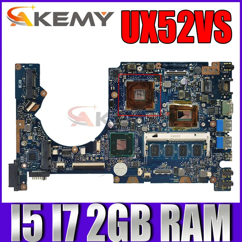 Материнская плата UX52VS i5-3th Gen CPU 2GB RAM для ASUS ZenBook UX52V UX52VS Материнская плата ноутбука
Материнская плата UX52VS i5-3th Gen CPU 2GB RAM для ASUS ZenBook UX52V UX52VS Материнская плата ноутбука