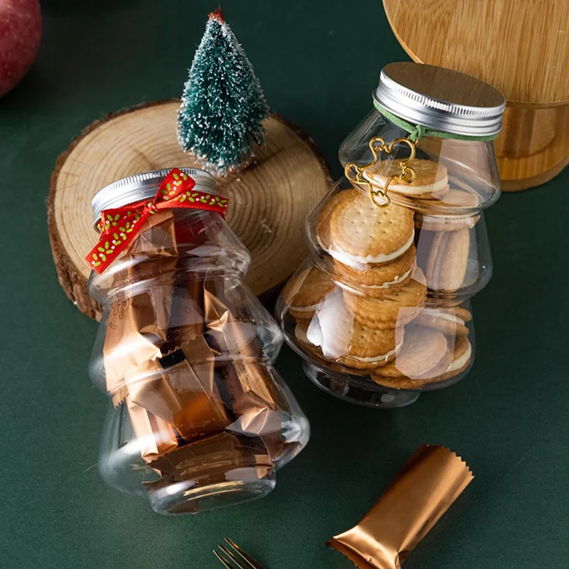 Christmas Candy Biscuits Bottle Sealed Jar Christmas Tree Milk Tea Bottle Snack Storage Jar Food Container
Christmas Candy Biscuits Bottle Sealed Jar Christmas Tree Milk Tea Bottle Snack Storage Jar Food Container