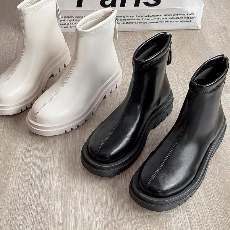 Women's Leather Platform Chunky Boots 2022 New Winter Chelsea Fashion Goth Lady Ytmtloy Zipper Round Toe Botines De Mujer 1
Women's Leather Platform Chunky Boots 2022 New Winter Chelsea Fashion Goth Lady Ytmtloy Zipper Round Toe Botines De Mujer 1