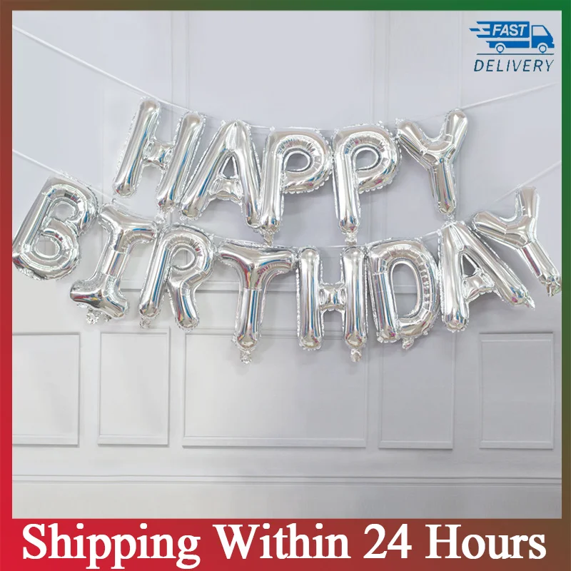 13PCS Happy Birthday Balloons Party Decoration Rose Gold Letter Foil Ballons Birthday Globos Balony Anniversaire Drop shipping
13PCS Happy Birthday Balloons Party Decoration Rose Gold Letter Foil Ballons Birthday Globos Balony Anniversaire Drop shipping