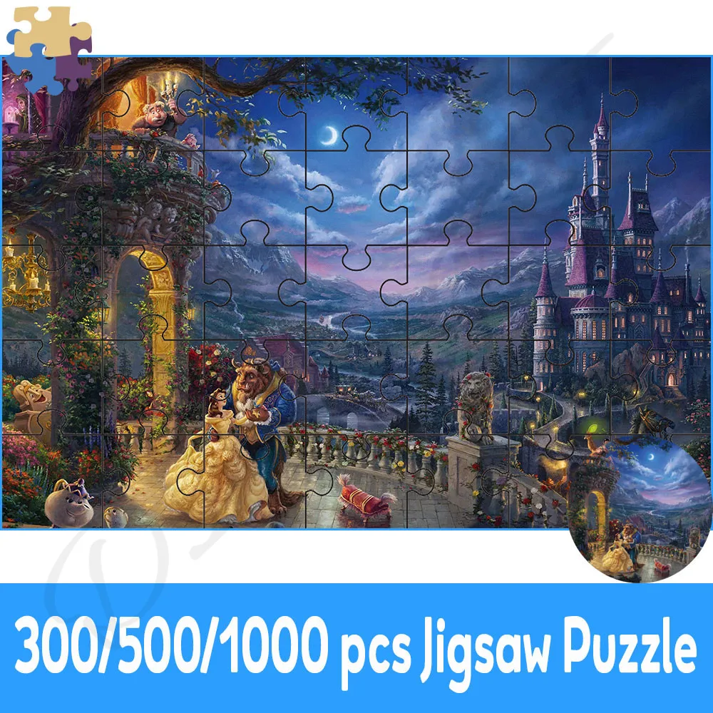 Disney 1000 Piece Beauty and The Beast Jigsaw Puzzle Castle Night View Belle Movie Paper Puzzle Entertainment Hobbies and Toys 
Disney 1000 Piece Beauty and The Beast Jigsaw Puzzle Castle Night View Belle Movie Paper Puzzle Entertainment Hobbies and Toys
