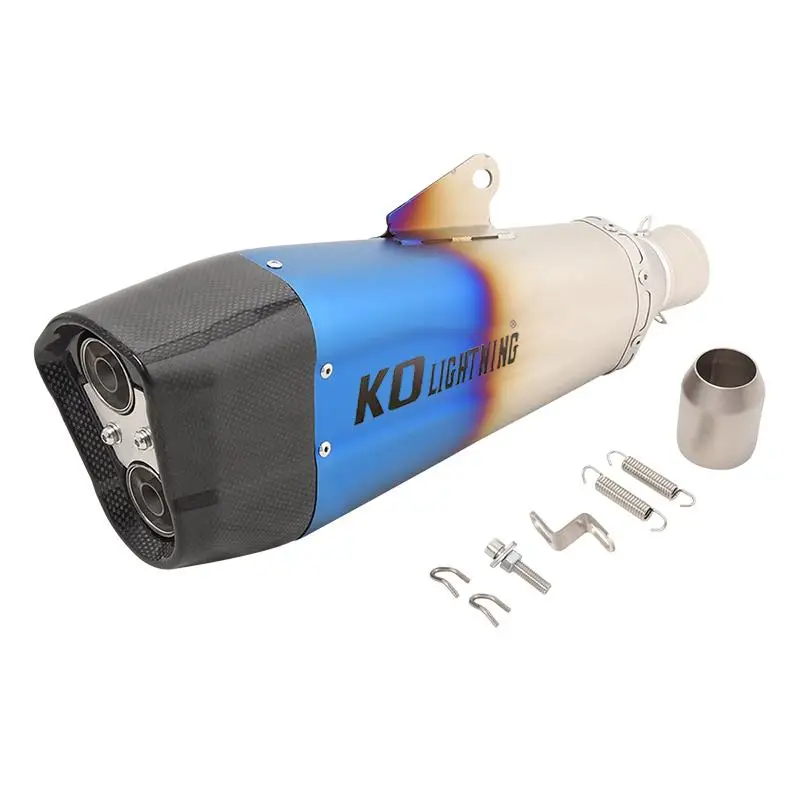 51MM Universal Motorcycle Exhaust Pipe For Dirt Street Bike Escape Muffler Double Out Removable DB Killer Titanium Alloy
51MM Universal Motorcycle Exhaust Pipe For Dirt Street Bike Escape Muffler Double Out Removable DB Killer Titanium Alloy