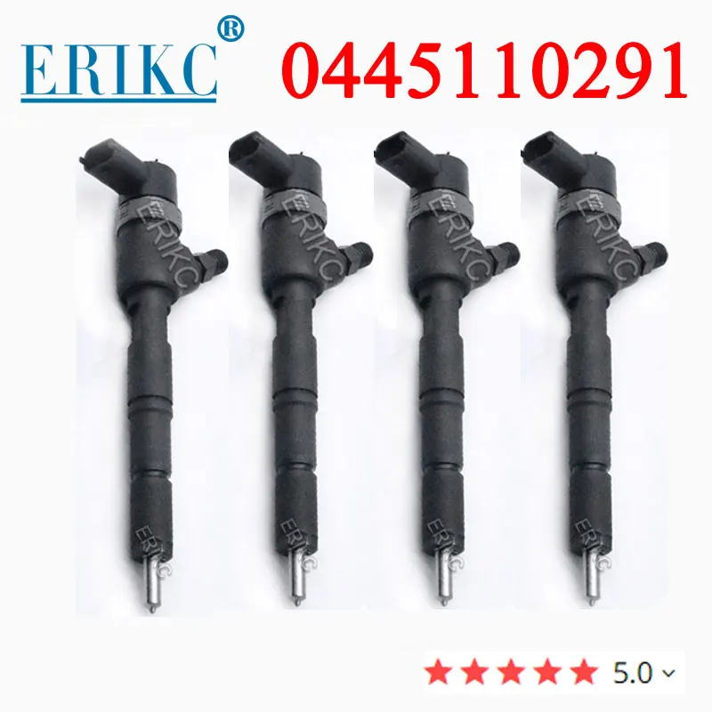 

4PC 0445110291 Injector Assembly Fuel Injectors 0 445 110 291 (1112010-55D) for Bosch Injector BAW Fenix FAW 0445110291-2