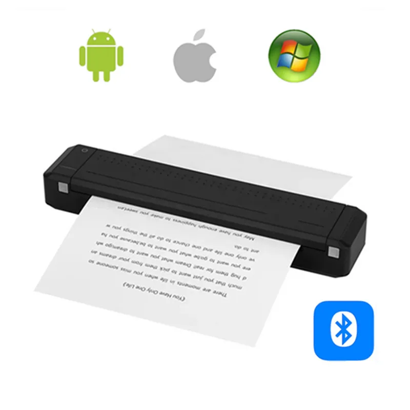 MT-800 Mini Bluetooth portable office home business A4 heat transfer printer USB high capacity battery with carbon tape
MT-800 Mini Bluetooth portable office home business A4 heat transfer printer USB high capacity battery with carbon tape