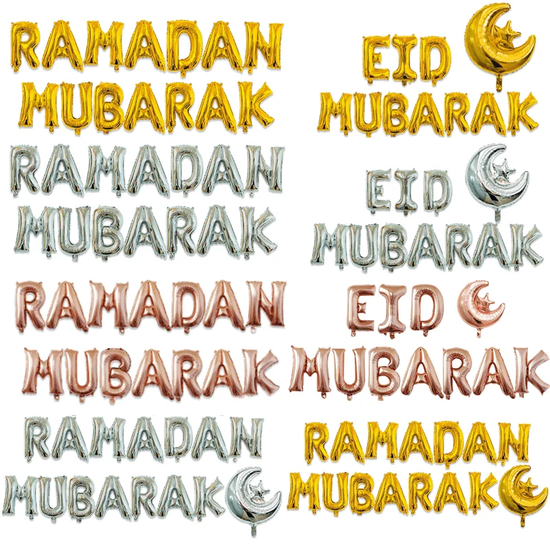 Ballon Eid Mubarak Balloons Ballon Aid Moubarak Decor Ramadan Kareem Eid Decorations Banner Star Moon Heart Foil Balloon Party
Ballon Eid Mubarak Balloons Ballon Aid Moubarak Decor Ramadan Kareem Eid Decorations Banner Star Moon Heart Foil Balloon Party