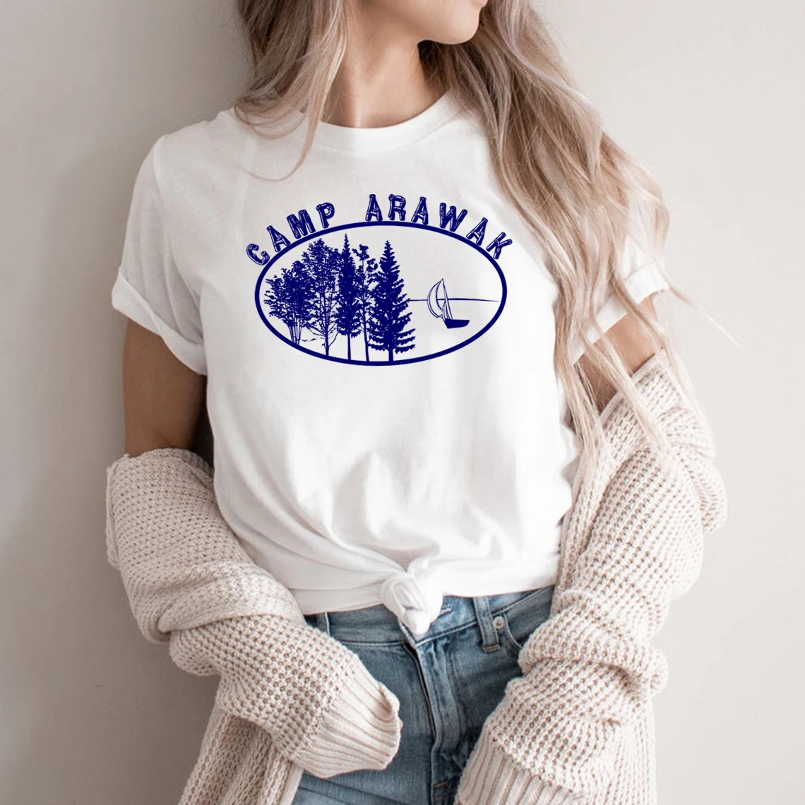 Camp Arawak T Shirt Sleepaway Camp Shirt 80s Halloween Costume Horror Movie Tshirts Women T Shirts Short Sleeve Casual Tops Tee
Camp Arawak T Shirt Sleepaway Camp Shirt 80s Halloween Costume Horror Movie Tshirts Women T Shirts Short Sleeve Casual Tops Tee