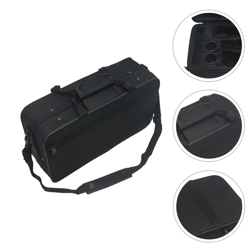 Clarinet Backpack Portable Carrying Bag Canvas Holder Black Shockproof Gig Case Handbag Inserts Organiser
Clarinet Backpack Portable Carrying Bag Canvas Holder Black Shockproof Gig Case Handbag Inserts Organiser
