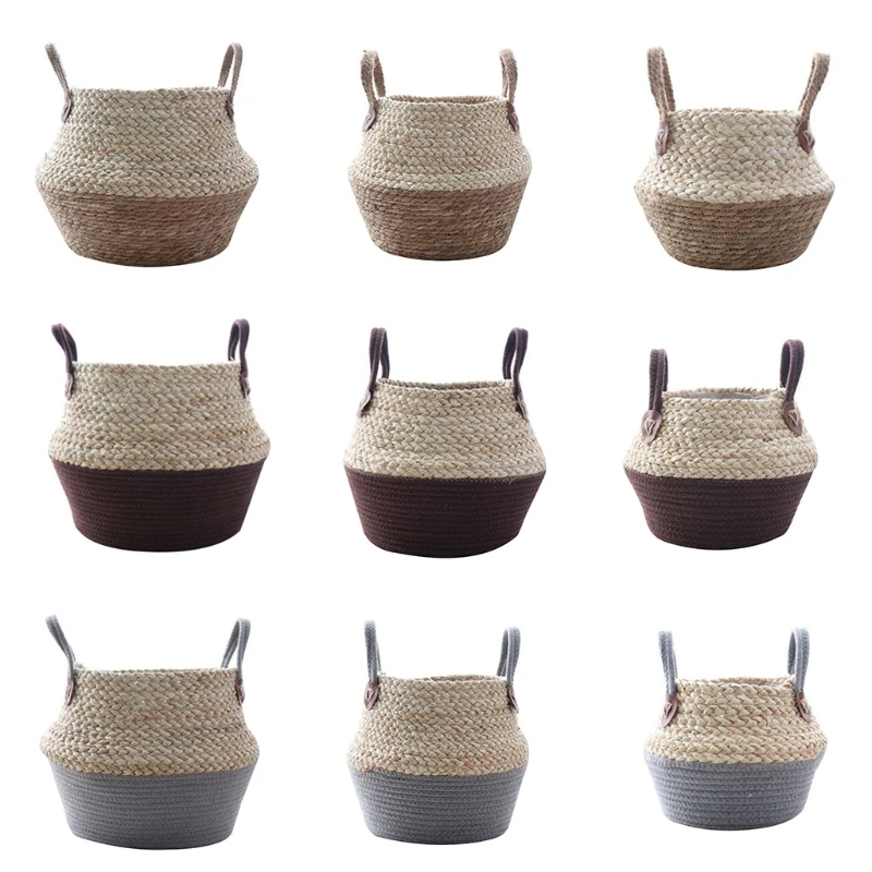 Nordic Handmade Straw Laundry Toy Storage Basket Macrame Woven Flower Pot Plant Container Planter Holder Home Decoration
Nordic Handmade Straw Laundry Toy Storage Basket Macrame Woven Flower Pot Plant Container Planter Holder Home Decoration