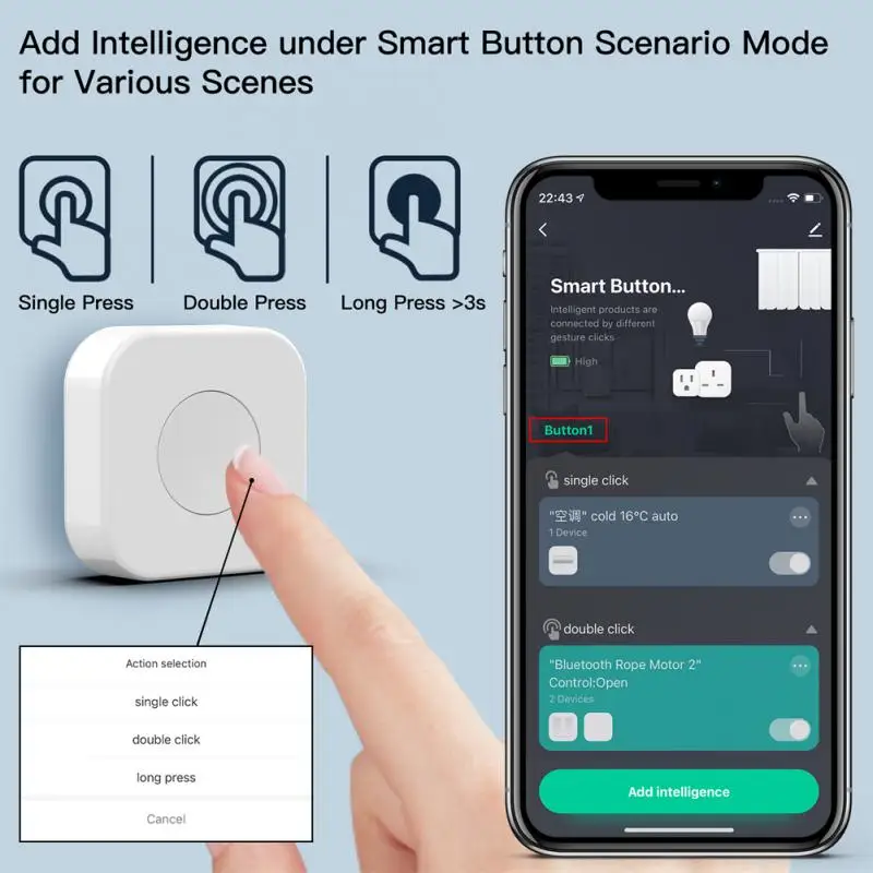 Новый Умный переключатель TUYA Zigbee, кнопочный беспроводной смарт-пульт дистанционного управления, для домашней автоматизации
Новый Умный переключатель TUYA Zigbee, кнопочный беспроводной смарт-пульт дистанционного управления, для домашней автоматизации