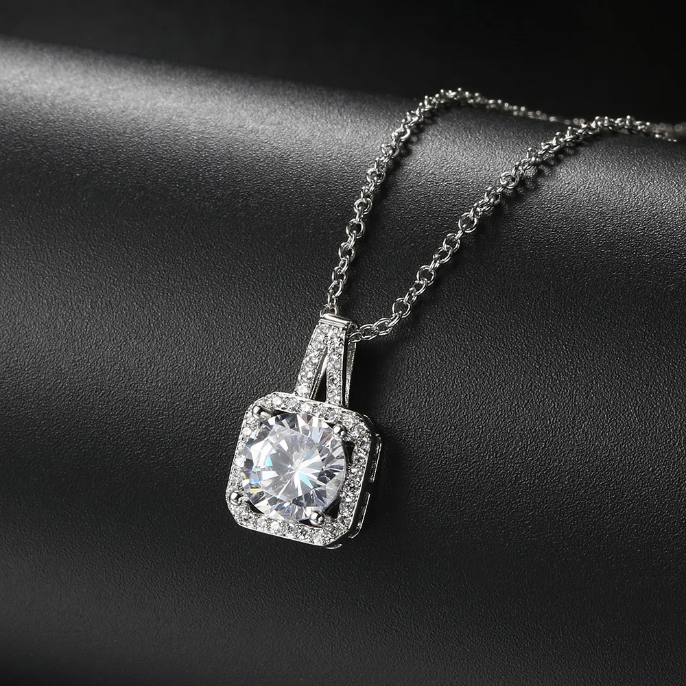 Wedding Necklace for Women AAA+ Cubic Zirconia Pendant Choker Chain on Neck Accessories Silver Color Female Jewelry Gifts
Wedding Necklace for Women AAA+ Cubic Zirconia Pendant Choker Chain on Neck Accessories Silver Color Female Jewelry Gifts