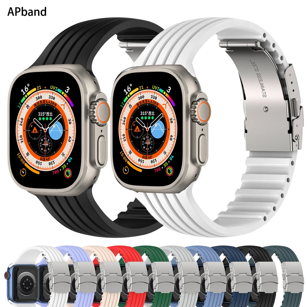 Ремешок силиконовый для Apple Watch band 44 мм 40 мм 45 мм 41 мм 42 мм 38 мм 44, браслет для iWatch 3 4 5 6 se correa Apple Watch series 7 45 мм
Ремешок силиконовый для Apple Watch band 44 мм 40 мм 45 мм 41 мм 42 мм 38 мм 44, браслет для iWatch 3 4 5 6 se correa Apple Watch series 7 45 мм