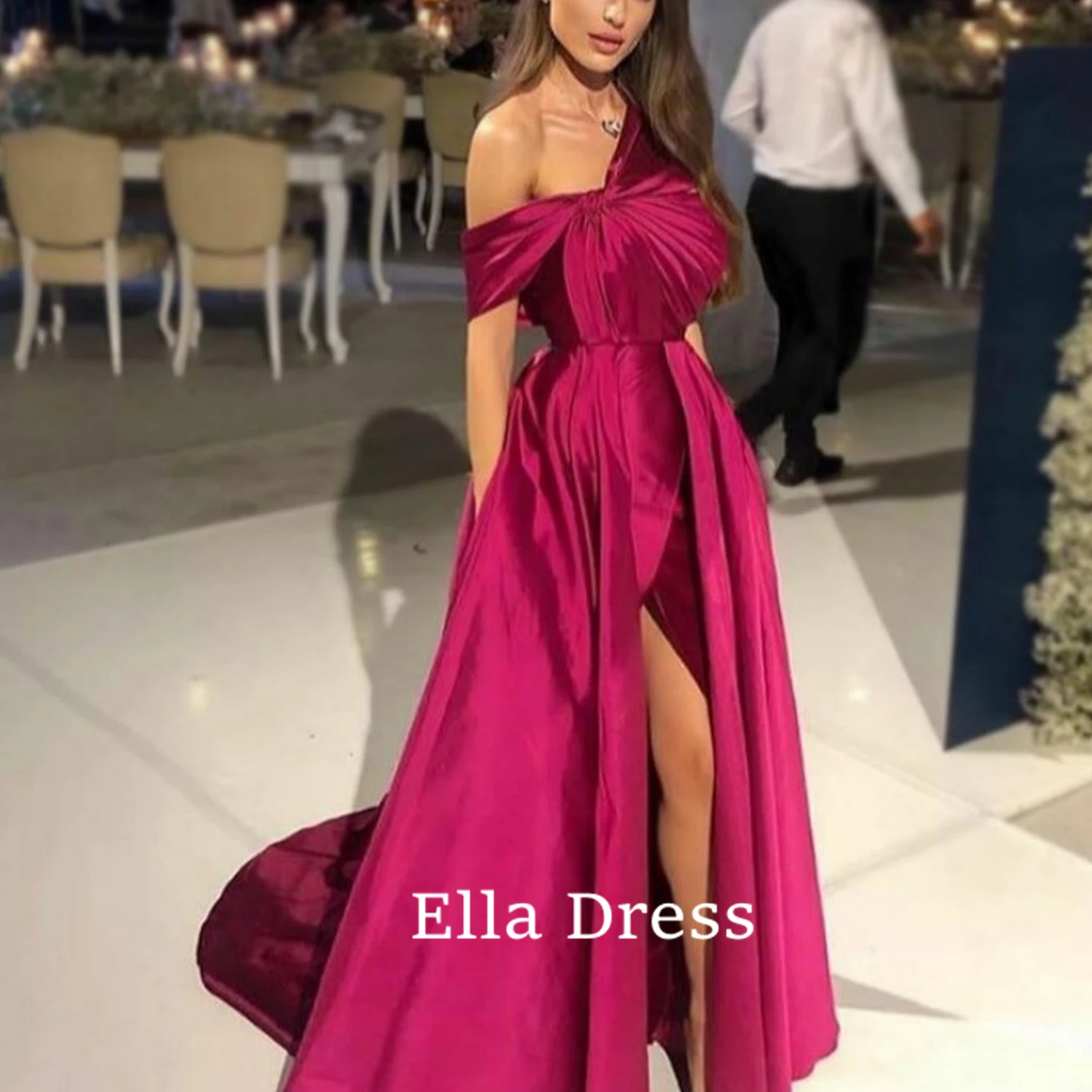 Женское Атласное Бальное Платье Ella, длинное платье трапециевидной формы со шлейфом, открытыми плечами и разрезом сбоку, роскошное платье для торжества, 2023
Женское Атласное Бальное Платье Ella, длинное платье трапециевидной формы со шлейфом, открытыми плечами и разрезом сбоку, роскошное платье для торжества, 2023