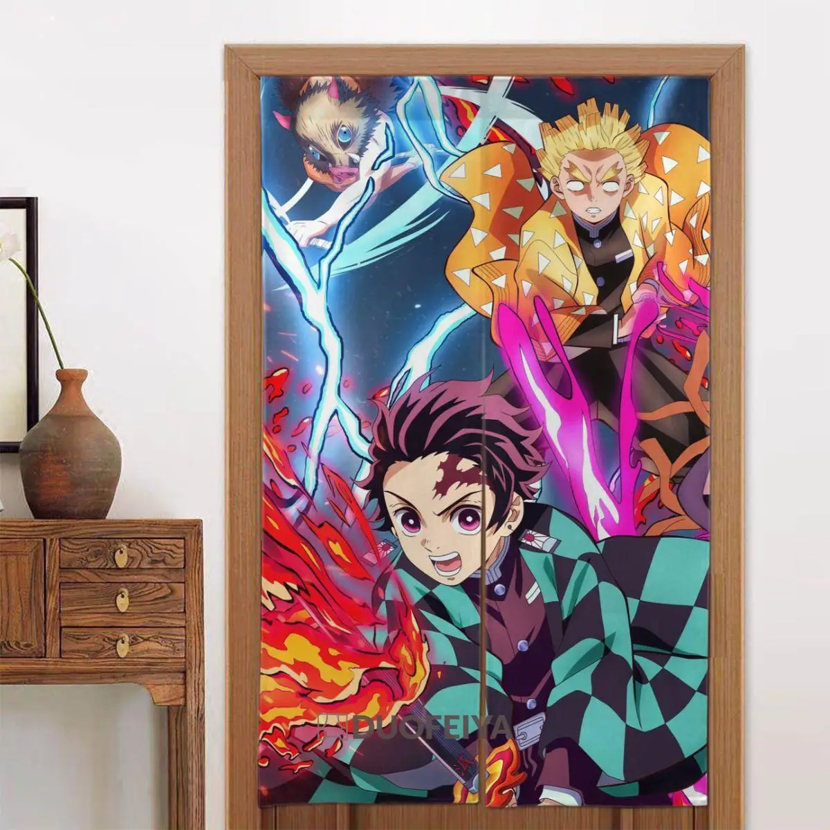 Anime Japanese Door Curtain Demon Slayer Separate Tapestry Cotton Linen Printed Hanging Half Curtain for Home Bedroom Decor
Anime Japanese Door Curtain Demon Slayer Separate Tapestry Cotton Linen Printed Hanging Half Curtain for Home Bedroom Decor