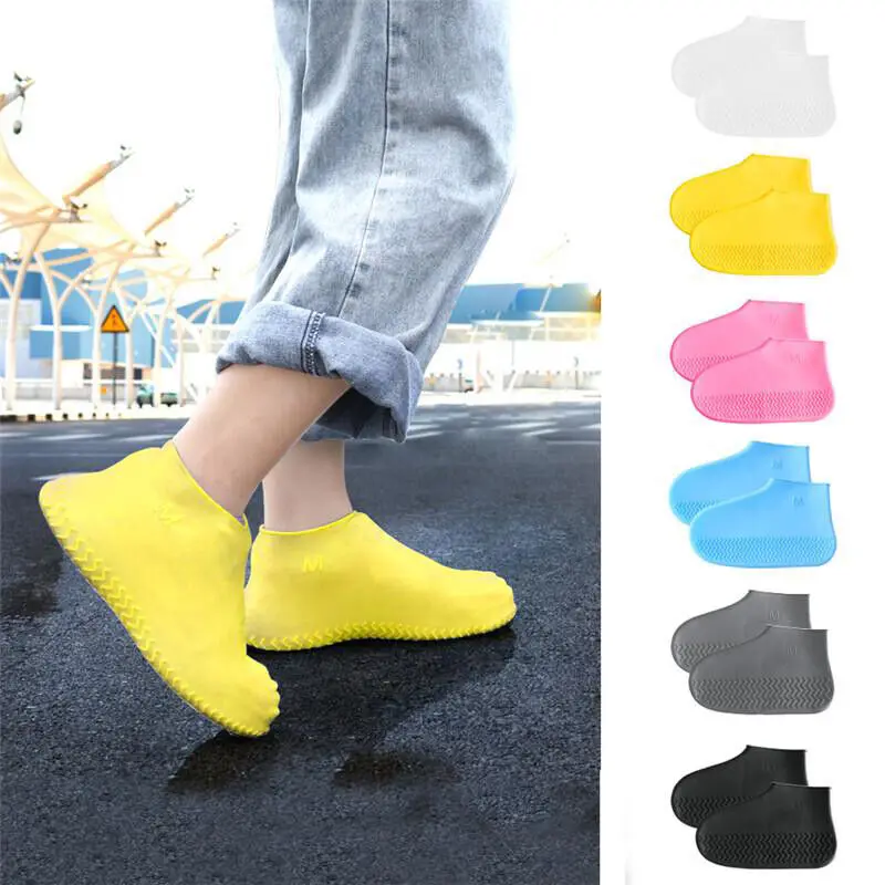 Waterproof Shoe Covers Silicone Anti-Slip Rain Boots Unisex Sneakers Protector For Outdoor Rainy Day Reusable Rain Shoe Cover
Waterproof Shoe Covers Silicone Anti-Slip Rain Boots Unisex Sneakers Protector For Outdoor Rainy Day Reusable Rain Shoe Cover