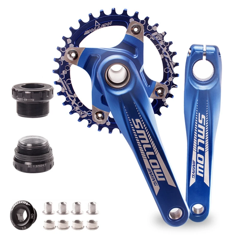 

MTB Bicycle BCD 104 Crankset 170mm Crank 1X System Chainwheel Single Chainring Narrow Wide For 1*11 1*10 Mountain Bike