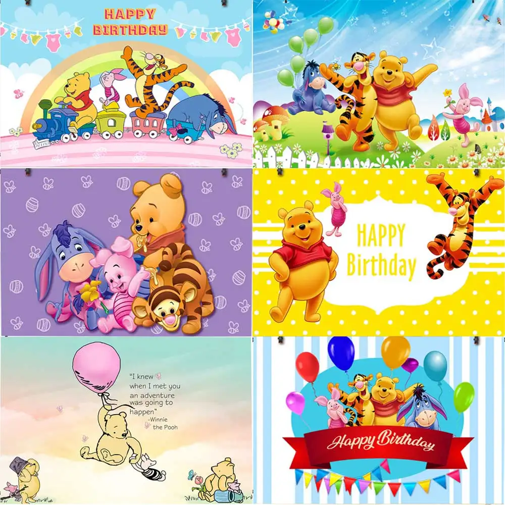 1st Birthday Winnie the Pooh Theme Backdrop Banner Decorations Vinyl Photography Background Party For Photo Studio Supplies
1st Birthday Winnie the Pooh Theme Backdrop Banner Decorations Vinyl Photography Background Party For Photo Studio Supplies