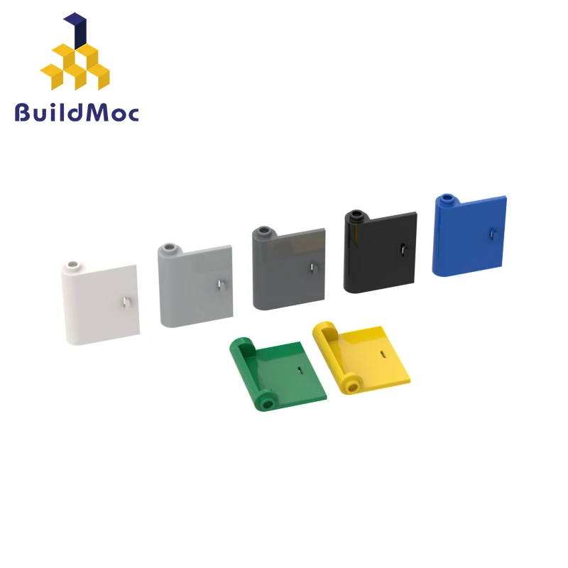 

BuildMoc 10PCS Assembles Particles 60658 1x3x3x3 Door (Left) 3191 Bricks Building Blocks Replaceable High-Tech Part For Children
