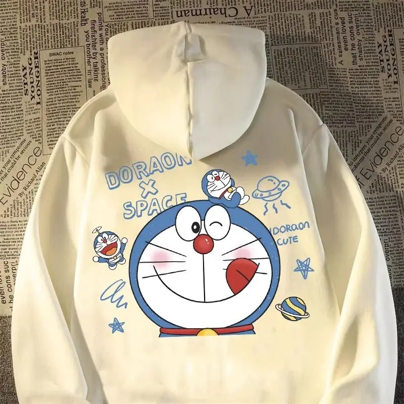 Кавайная Женская хлопковая толстовка с капюшоном Doraemon с длинными рукавами и мультяшным рисунком, простые тонкие или флисовые толстые аниме топы на осень и зиму
Кавайная Женская хлопковая толстовка с капюшоном Doraemon с длинными рукавами и мультяшным рисунком, простые тонкие или флисовые толстые аниме топы на осень и зиму