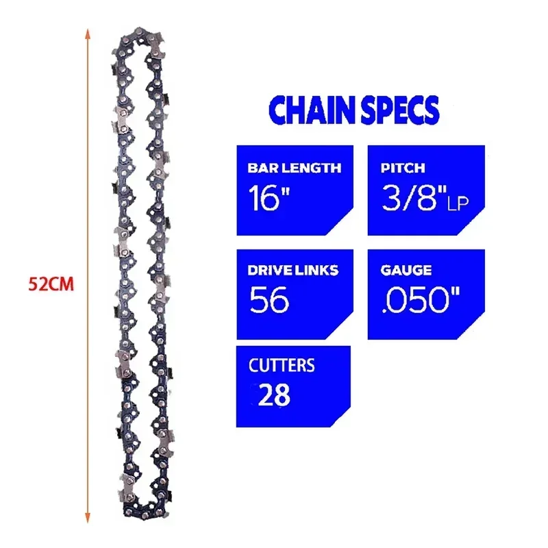 Цепь бензопилы LP 40/45/50/52/55/56/59 для электрической цепной пилы 10/12/14/16 дюймов
Цепь бензопилы LP 40/45/50/52/55/56/59 для электрической цепной пилы 10/12/14/16 дюймов
