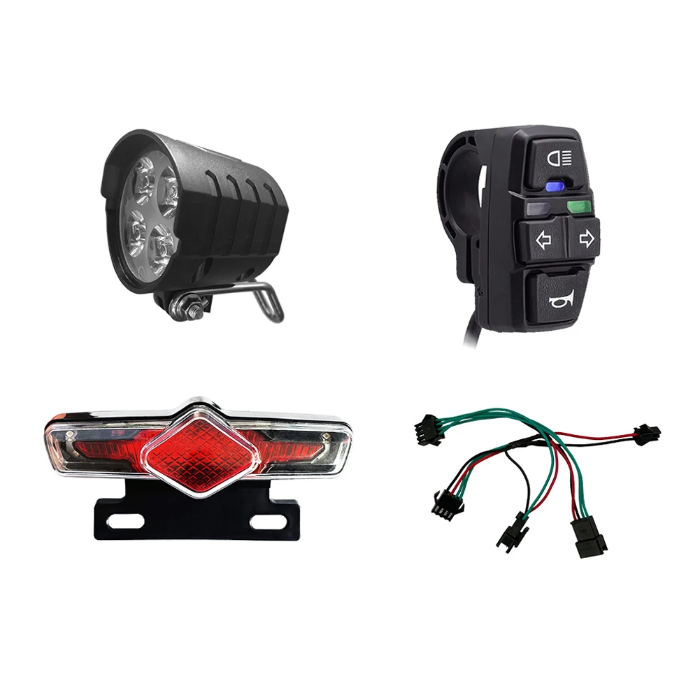 Electric Bike Front Light Rear Light Taillight DK336 Switch Cable Bicycle LED Light Set Bicycle Accessories LED Light Set
Electric Bike Front Light Rear Light Taillight DK336 Switch Cable Bicycle LED Light Set Bicycle Accessories LED Light Set