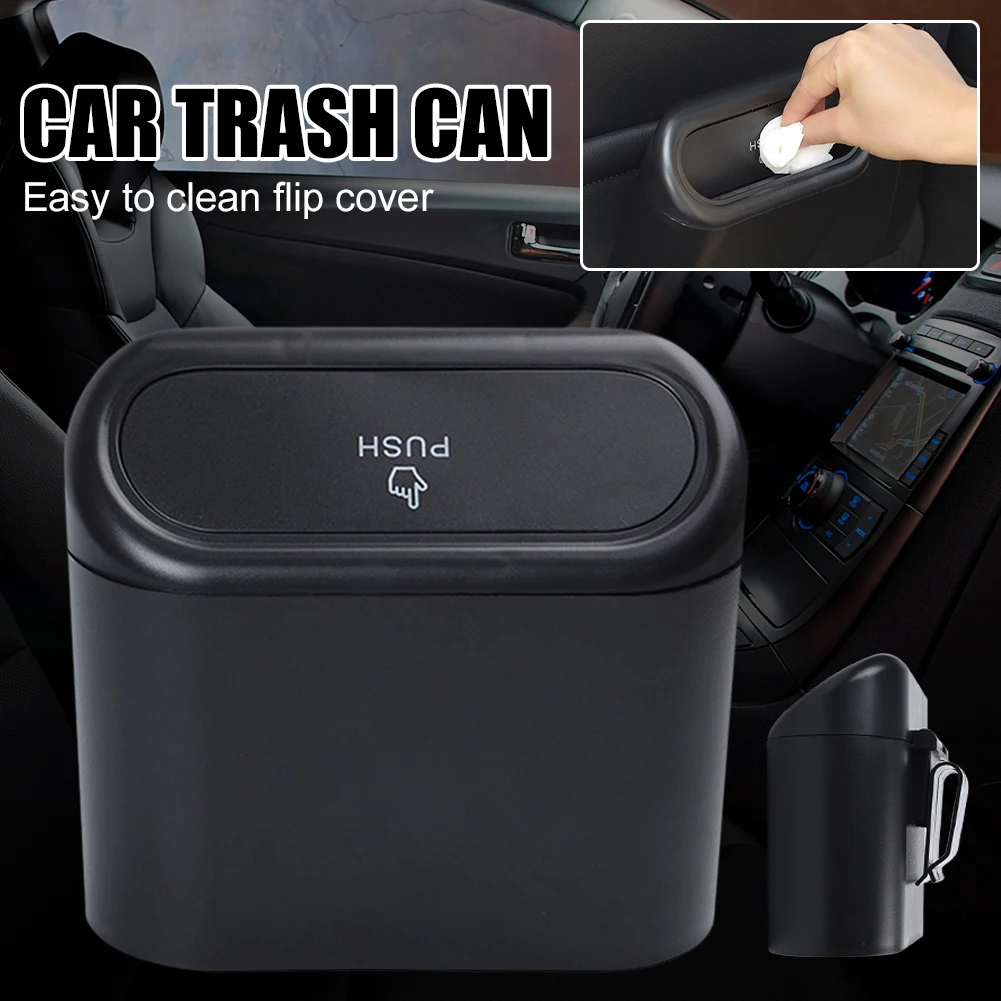 Mini Car Trash Can Hanging Organizer Multi-function Car Hanging Storage Box Interior Accessories Waterproof Push Lid Trash Bin
Mini Car Trash Can Hanging Organizer Multi-function Car Hanging Storage Box Interior Accessories Waterproof Push Lid Trash Bin