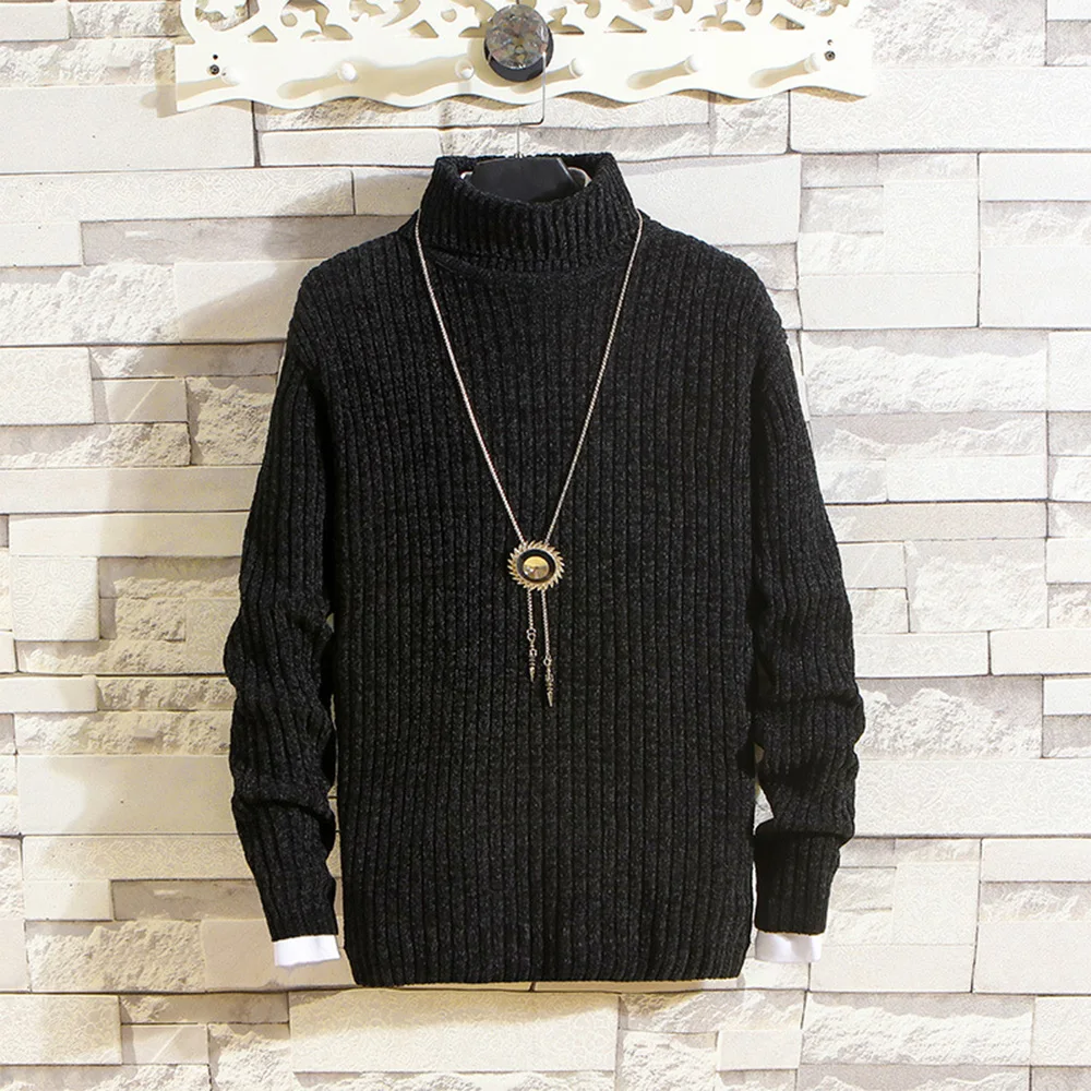 Clothing Sweater Men Quality Slim Fit Solid Color Tops Tunic Turtleneck Autumn Winter Bottoms Casual High Neck
Clothing Sweater Men Quality Slim Fit Solid Color Tops Tunic Turtleneck Autumn Winter Bottoms Casual High Neck