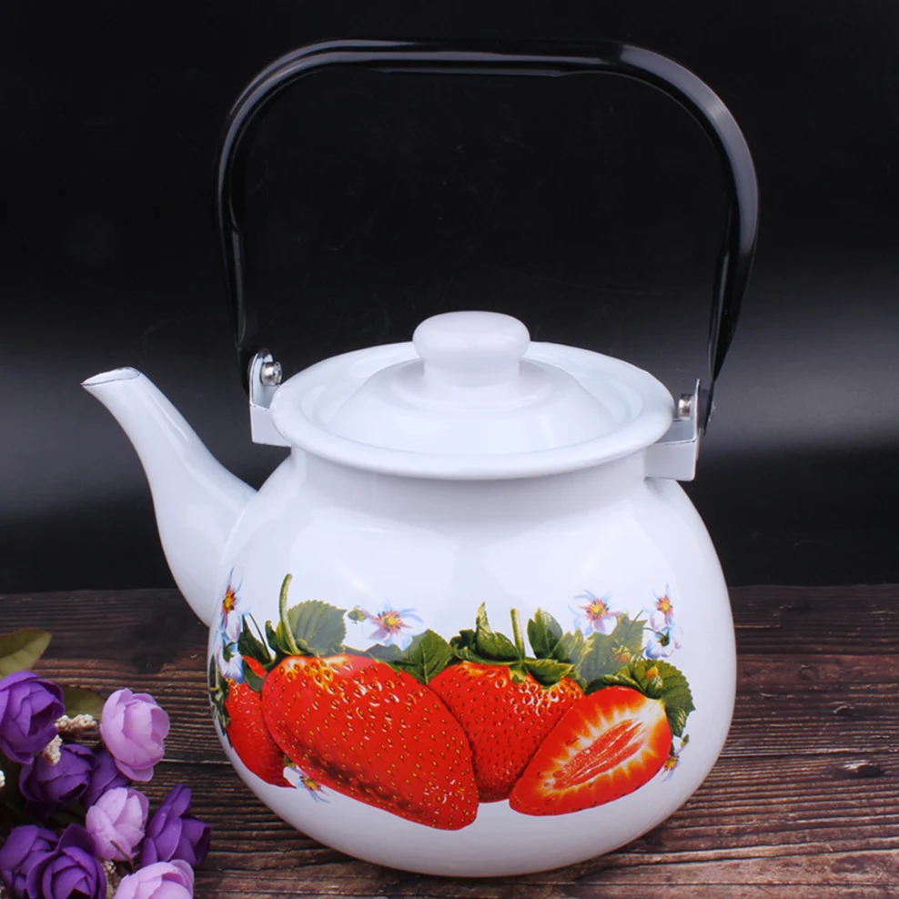 

Эмалированный чайник для молока объемом л, чайник для кипячения воды в китайском национальном стиле, утолщенный инфузор для чая, чайник для домашнего пивоварения