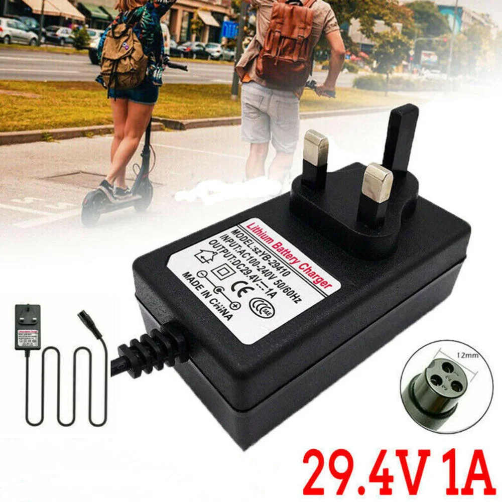 1m Scooter Charger Balance Bike Electric Power Adapter 24V Lithium Battery Charger For E100/150 Trikke E2 X-Treme R3 EU US UK AU
1m Scooter Charger Balance Bike Electric Power Adapter 24V Lithium Battery Charger For E100/150 Trikke E2 X-Treme R3 EU US UK AU