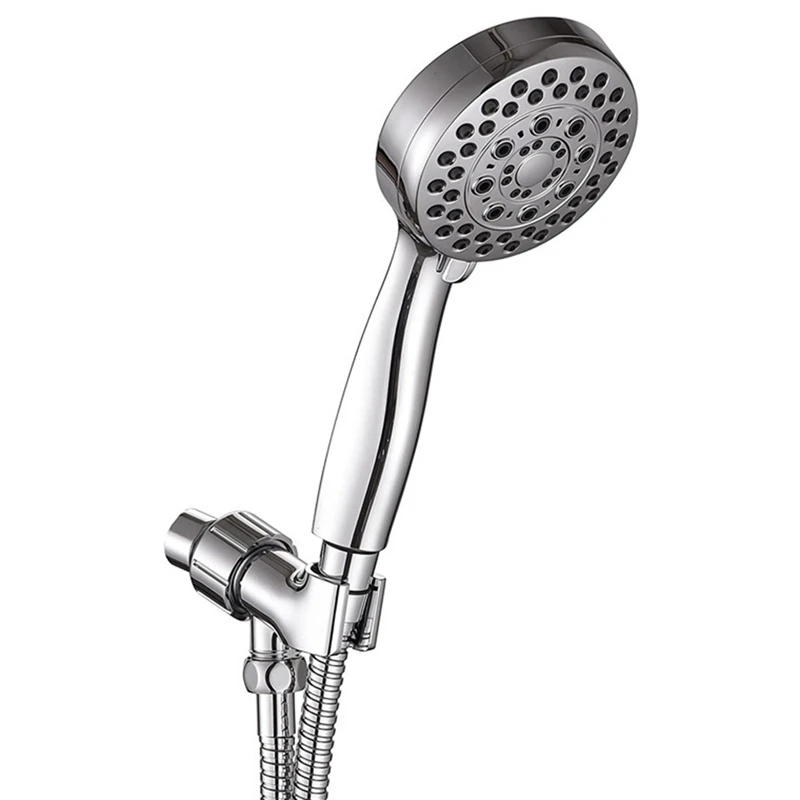 High Pressure Handheld Shower Head, 5-Setting Handheld Shower Head Set With 59-Inch Shower Hose, Adjustable Shower
High Pressure Handheld Shower Head, 5-Setting Handheld Shower Head Set With 59-Inch Shower Hose, Adjustable Shower