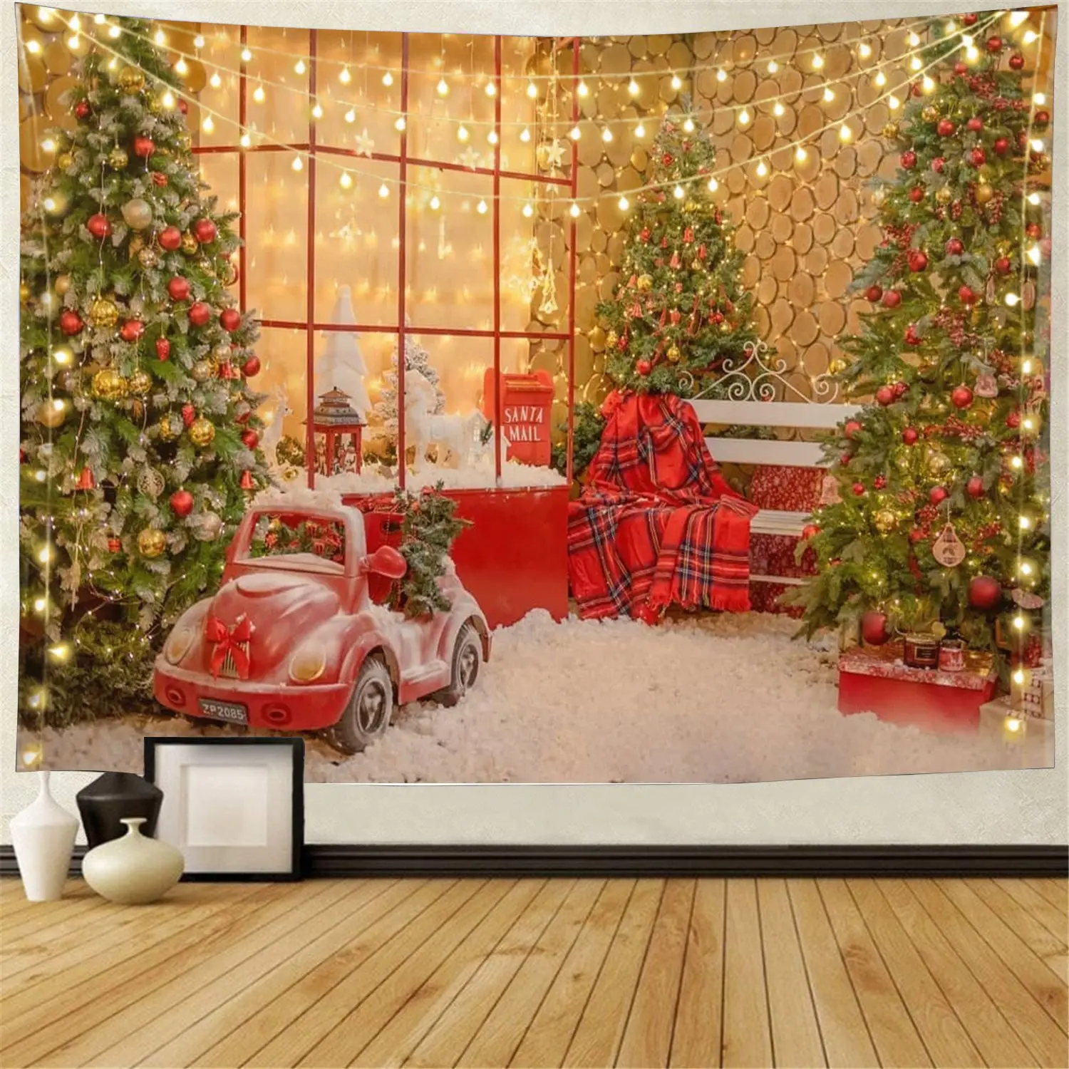 Christmas Tapestry Home Decoration Snow Car Wall Hanging Cloth Christmas New Year gifts Wall Tapestry Wall Carpets Dorm 
Christmas Tapestry Home Decoration Snow Car Wall Hanging Cloth Christmas New Year gifts Wall Tapestry Wall Carpets Dorm