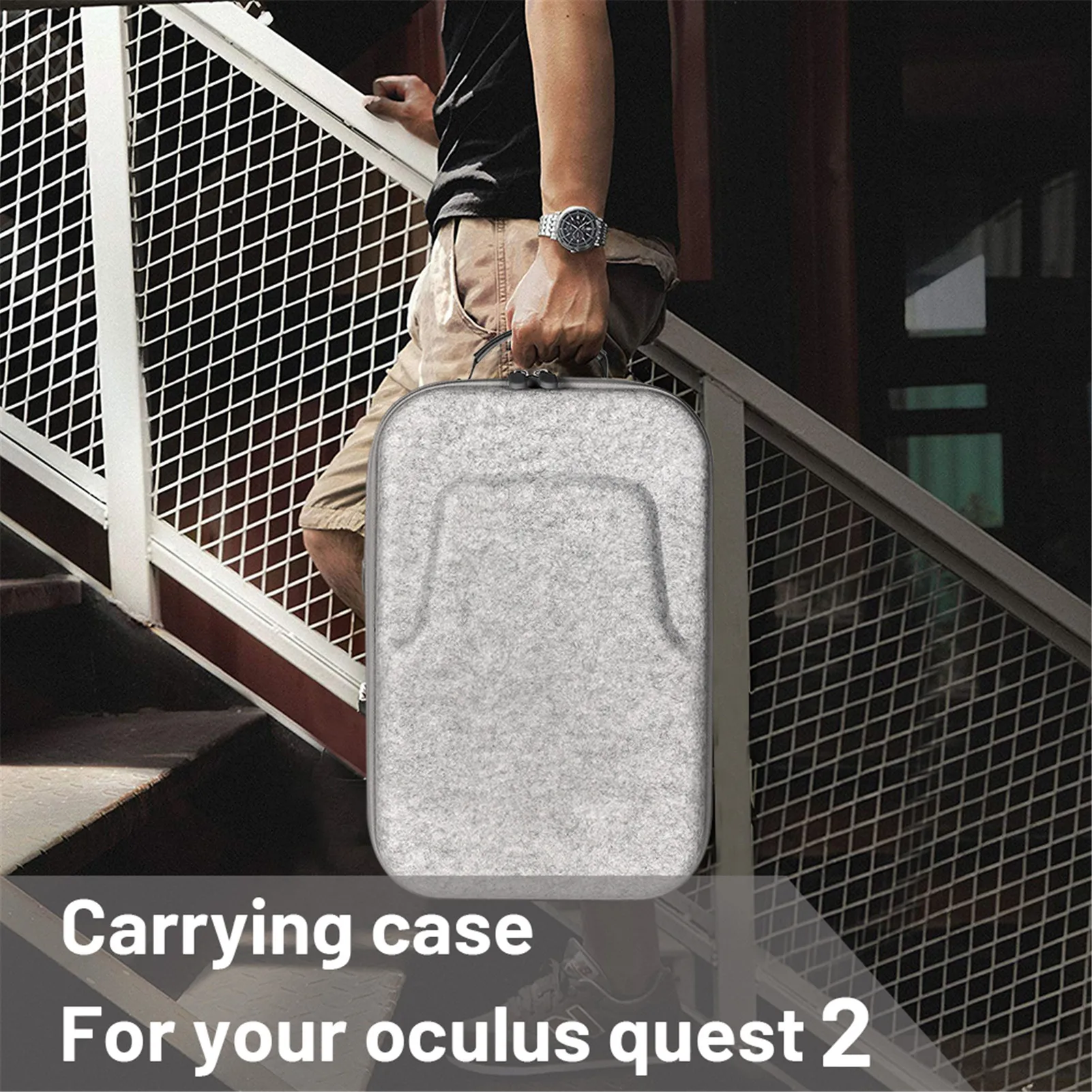 Portable Storage Bag For Oculus Quest 2/Quest VR Headset Waterproof Shockproof Virtual Reality Travel Carrying Case With Strap 
Portable Storage Bag For Oculus Quest 2/Quest VR Headset Waterproof Shockproof Virtual Reality Travel Carrying Case With Strap