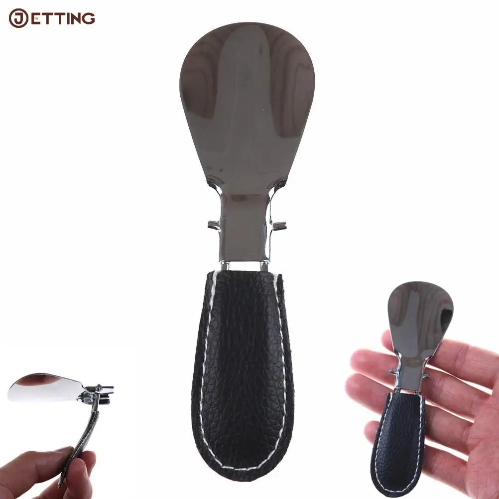 New Durable Shoehorn Shoe Horn Stainless Steel Foldable PU Leather Handle Easy to Carry Shoes Accessories For Men Women
New Durable Shoehorn Shoe Horn Stainless Steel Foldable PU Leather Handle Easy to Carry Shoes Accessories For Men Women
