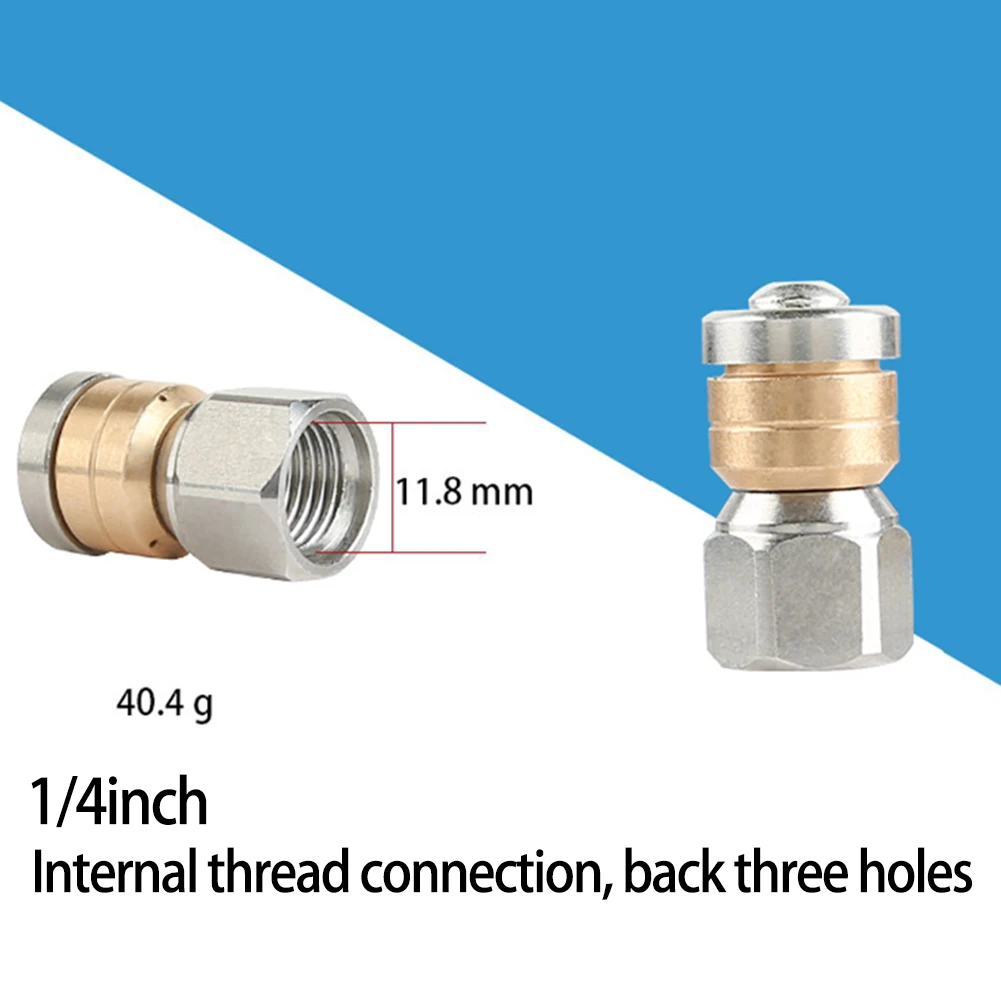 High-pressure Cleaning Nozzles Sewer Pipe Cleaner Jet Pressure Washer Parts Garden Plumbing Dredging Cleaning Nozzle
High-pressure Cleaning Nozzles Sewer Pipe Cleaner Jet Pressure Washer Parts Garden Plumbing Dredging Cleaning Nozzle