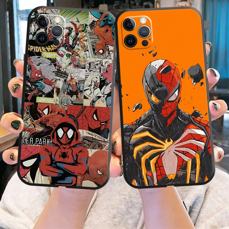 Marvel's Spider-man Funda Phone Case For iPhone 11 13 12 Pro Max 12 13 Mini X XR XS MAX SE 2020 7 8 6s Plus Celular Soft
Marvel's Spider-man Funda Phone Case For iPhone 11 13 12 Pro Max 12 13 Mini X XR XS MAX SE 2020 7 8 6s Plus Celular Soft