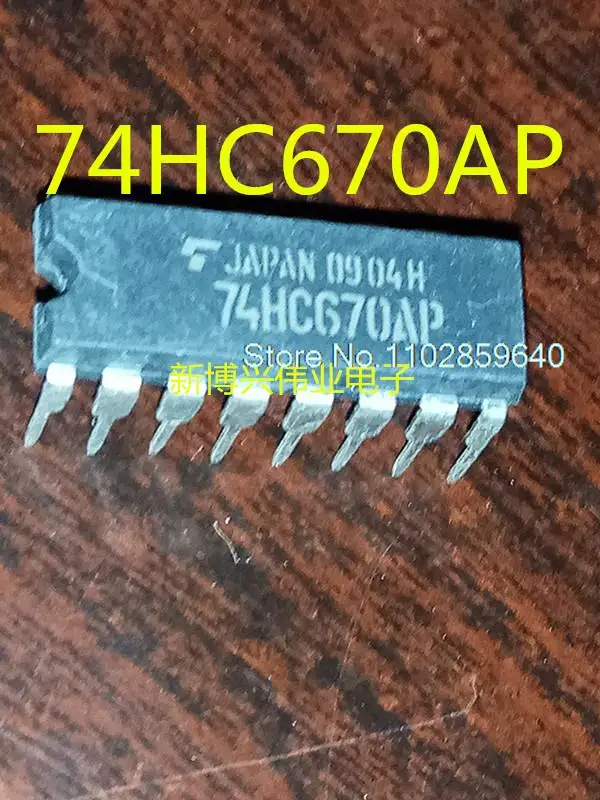 10PCS/LOT SN74HC670AP DIP16 
10PCS/LOT SN74HC670AP DIP16