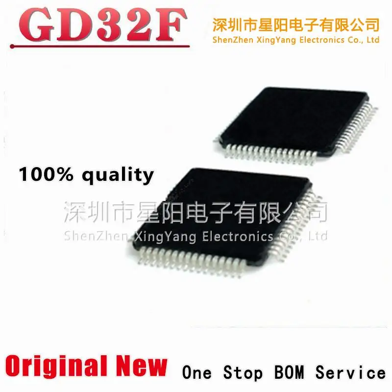 New GD32F403RCT6 32 f405 f407 RET6 RGT6 RKT6 VGT6 QFP64 chip 
New GD32F403RCT6 32 f405 f407 RET6 RGT6 RKT6 VGT6 QFP64 chip