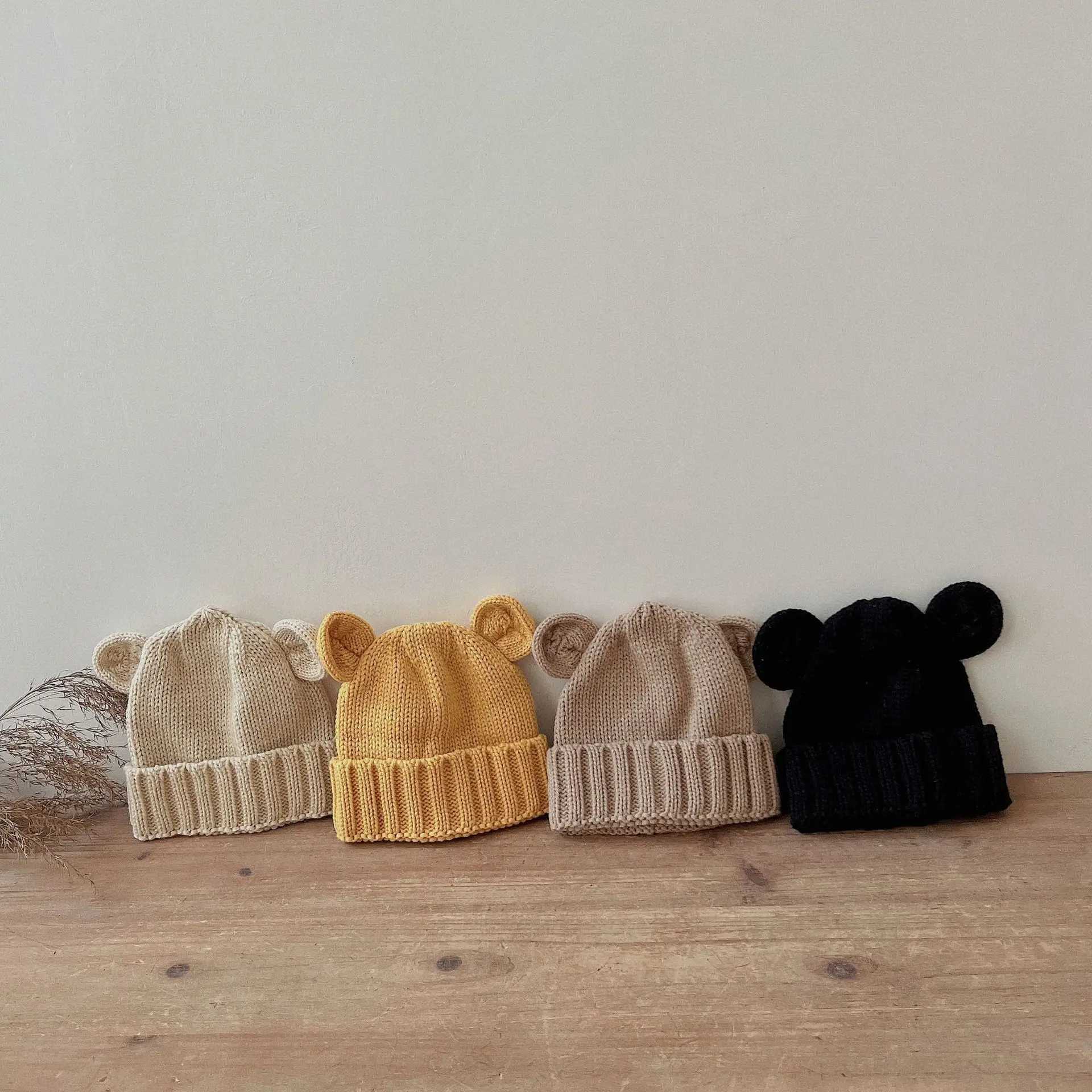 2022 Autumn Winter New Infant Solid Knitting Wool Cap Children Girl Keep Warm Ears Hat Boy Baby Cotton Casual Soft Cornice Caps
2022 Autumn Winter New Infant Solid Knitting Wool Cap Children Girl Keep Warm Ears Hat Boy Baby Cotton Casual Soft Cornice Caps