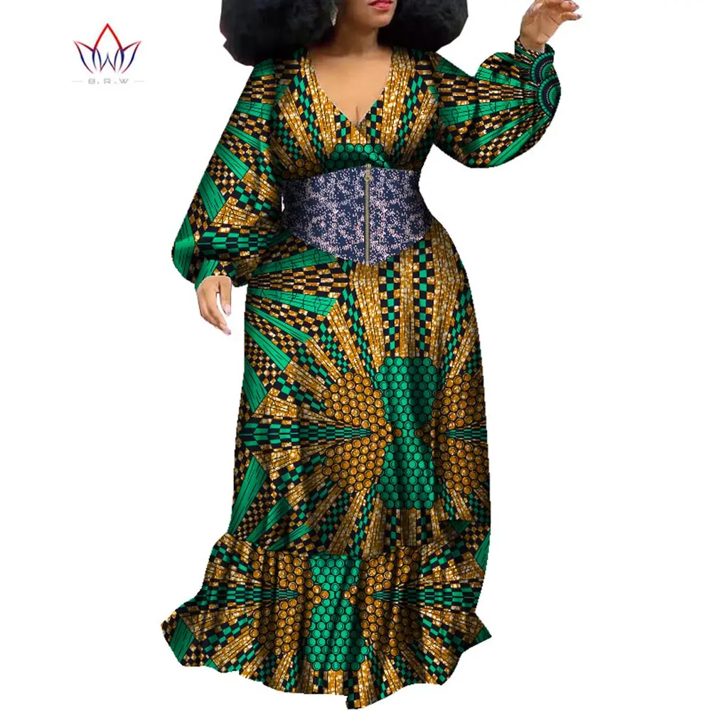 New BintaRealWax African Clothes for Women African Dress Long Sleeves V-neck Print Wax Dress Wedding Party ANKARA Clothes WY8957
New BintaRealWax African Clothes for Women African Dress Long Sleeves V-neck Print Wax Dress Wedding Party ANKARA Clothes WY8957