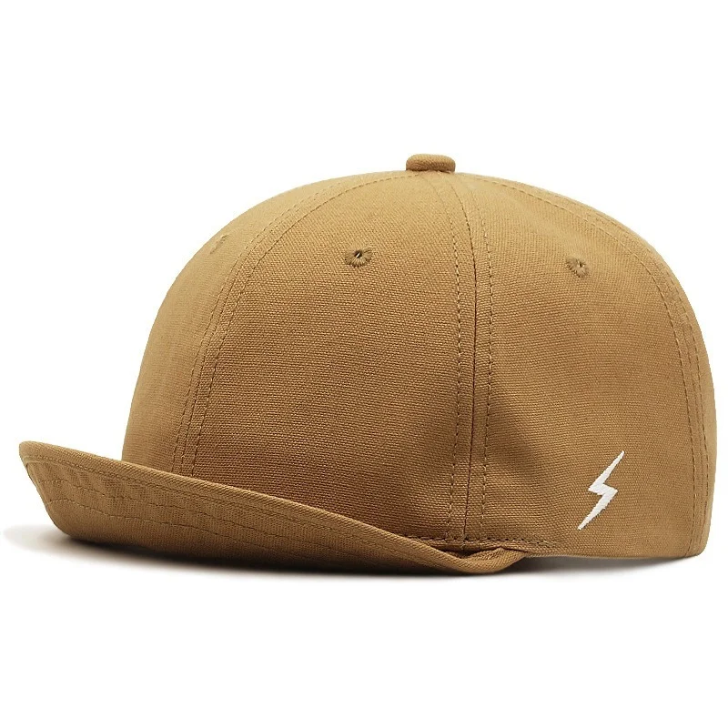 

Large Head Up-turn Peak Snapback Hat Man Woman 5CM Short Brim Baseball Cap 55-60cm 60-65cm Dad Hat Fitted Hat