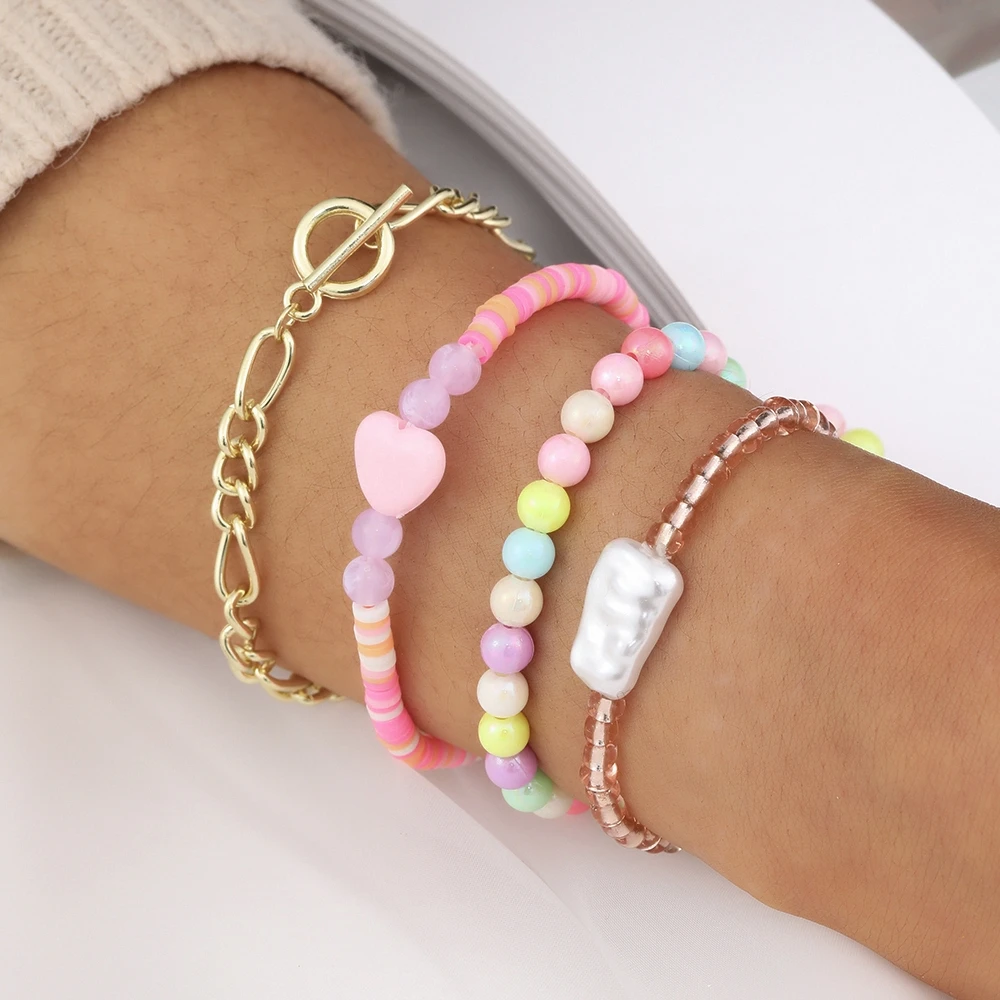 Bohemian Friendship Bracelet Handmade Ethnic Colorful Seed Bead Charm Bracelet For Women Beach Party Gift Imitation Pearls
Bohemian Friendship Bracelet Handmade Ethnic Colorful Seed Bead Charm Bracelet For Women Beach Party Gift Imitation Pearls