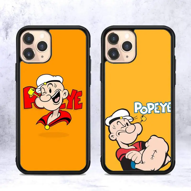 TOPLBPCS Popeye The Sailor Man Phone Case Silicone PC+TPU Case for iPhone 11 12 13 Pro Max 8 7 6 Plus X SE XR Hard Fundas
TOPLBPCS Popeye The Sailor Man Phone Case Silicone PC+TPU Case for iPhone 11 12 13 Pro Max 8 7 6 Plus X SE XR Hard Fundas