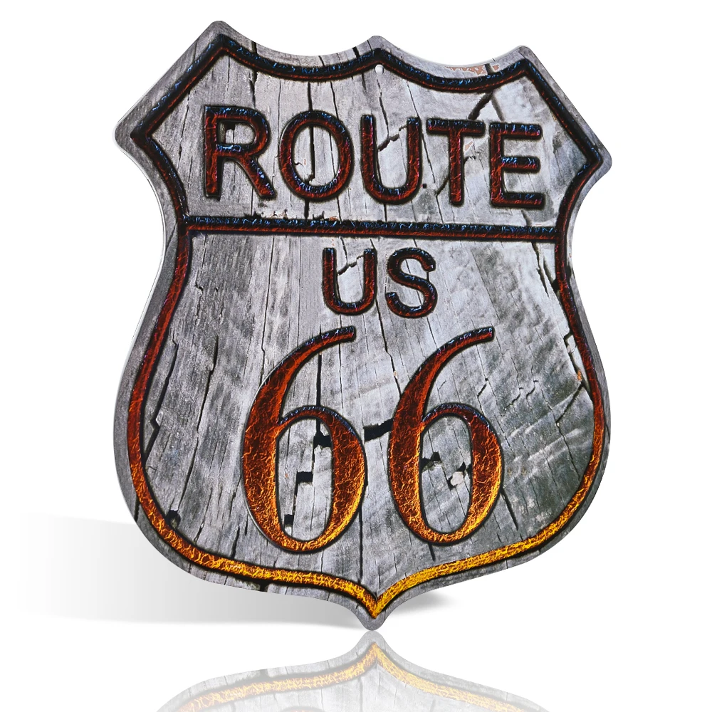 Route 66 Signs, Vintage Metal Shop Sign, U.S. 66 High Way Road Tin Sign for Home & Garage Wall Decoration
Route 66 Signs, Vintage Metal Shop Sign, U.S. 66 High Way Road Tin Sign for Home & Garage Wall Decoration