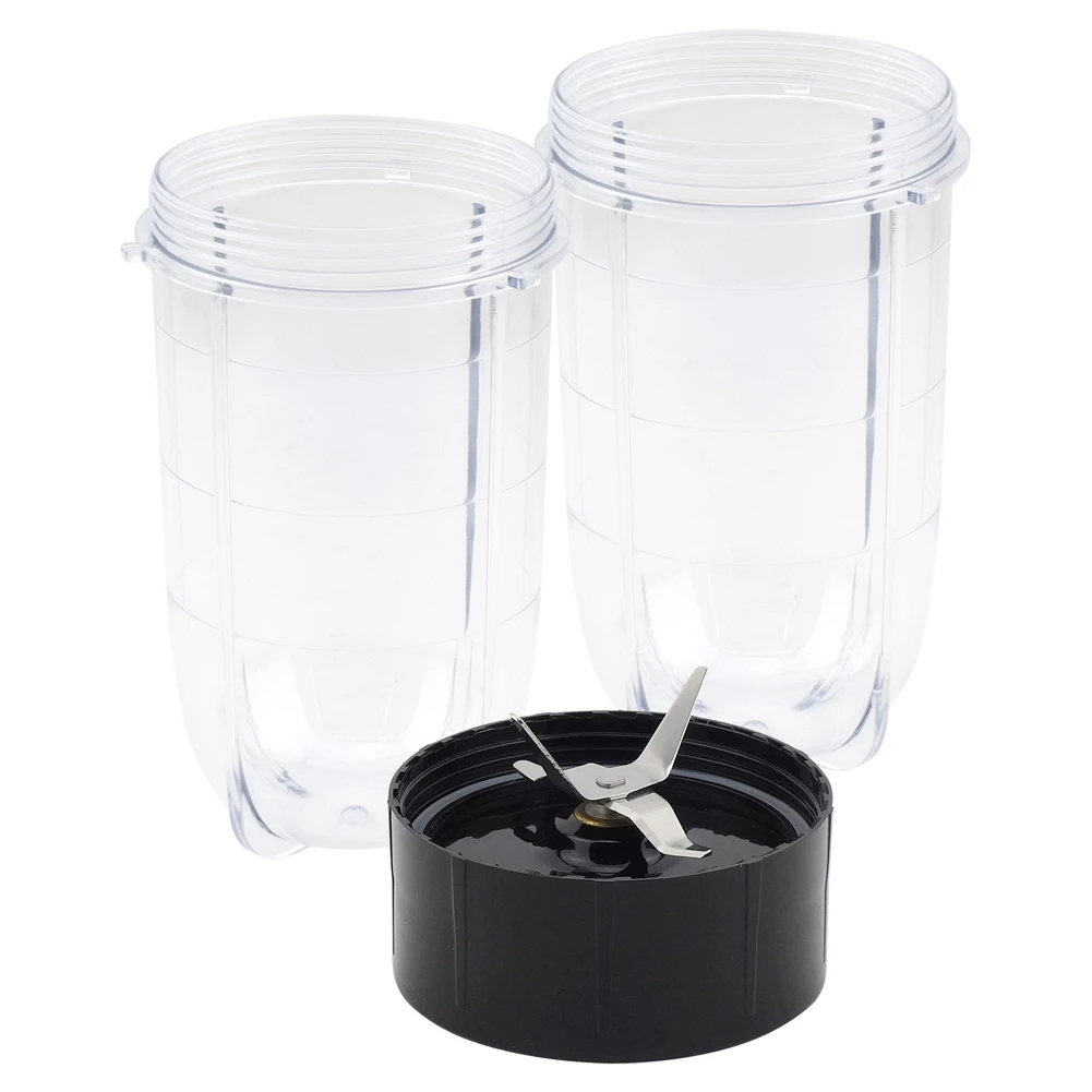 Replacement Cross Blade + 2Pcs 16Oz Cup Set for Magic Bullet, Replacement Parts Compatible with 250W MB1001 Blender
Replacement Cross Blade + 2Pcs 16Oz Cup Set for Magic Bullet, Replacement Parts Compatible with 250W MB1001 Blender
