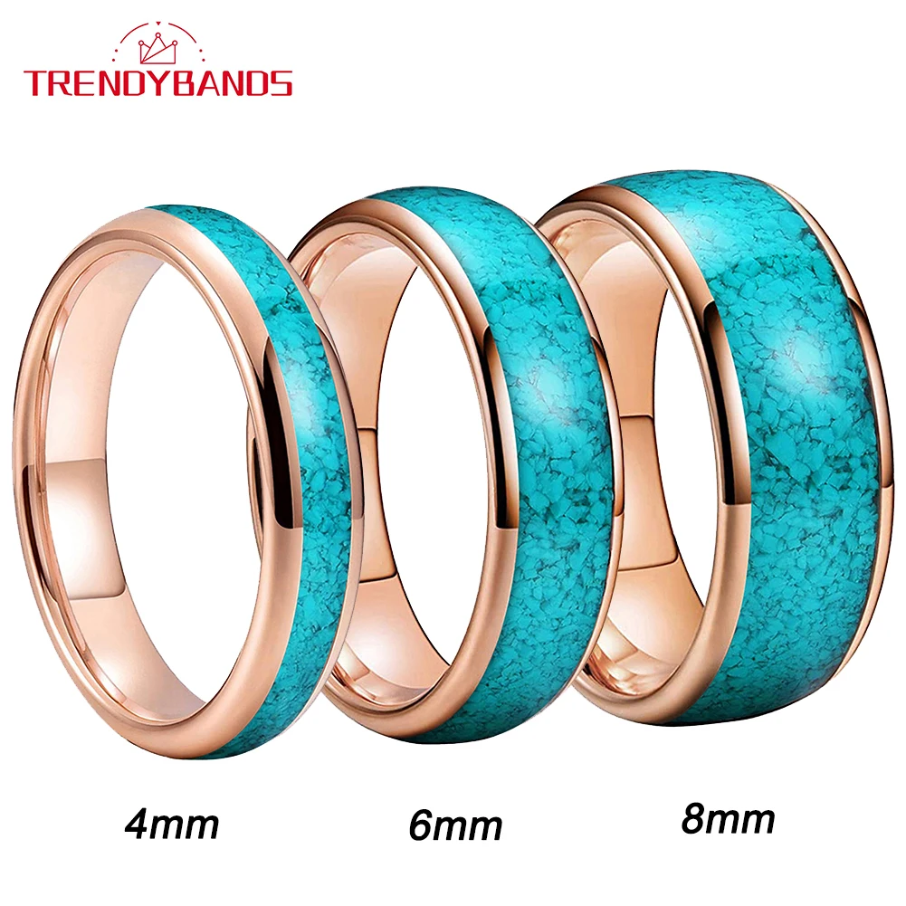 4mm 6mm 8mm Gold Tungsten Carbide Engagement Ring Wedding Band for Men Women Turquoise Fashion Jewelry Comfort Fit 
4mm 6mm 8mm Gold Tungsten Carbide Engagement Ring Wedding Band for Men Women Turquoise Fashion Jewelry Comfort Fit