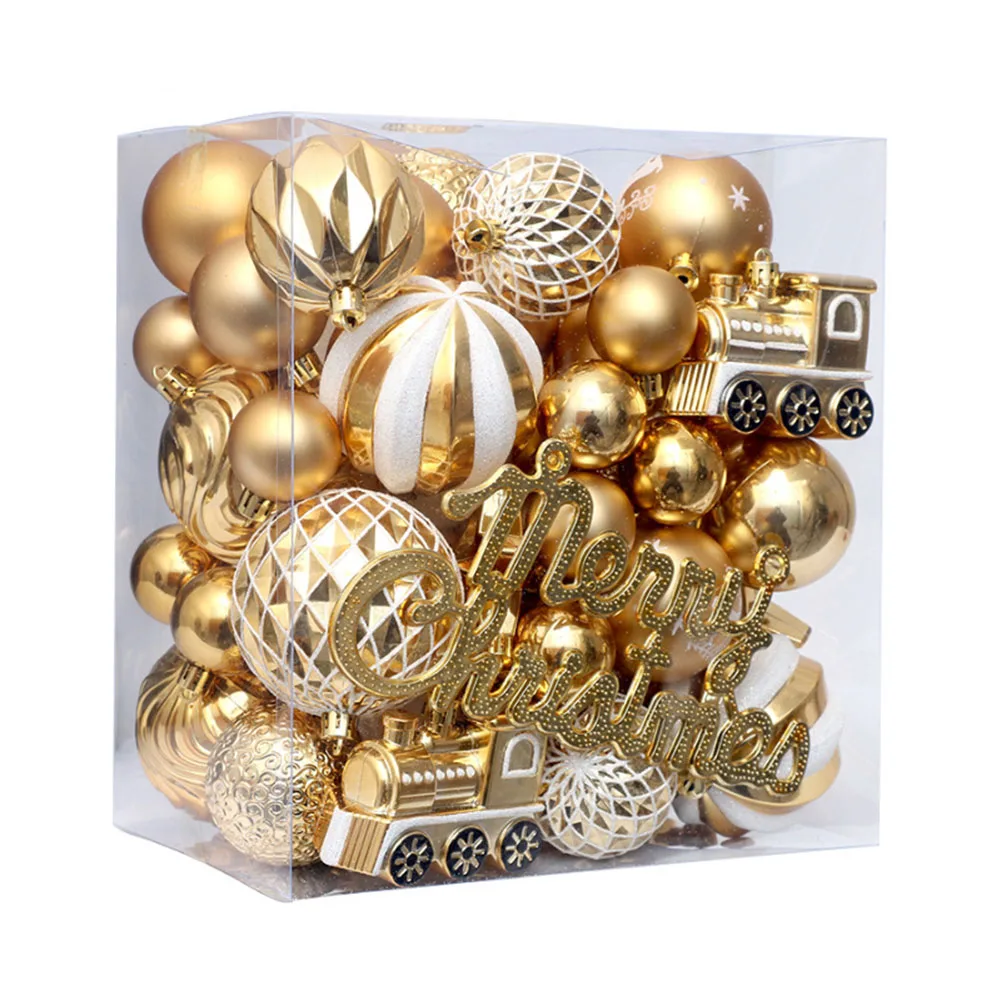 65pcs Christmas Ball Christmas Ornaments Painted Christmas Ball Set Hanging Ornaments Christmas Supplies Christmas Decorations
65pcs Christmas Ball Christmas Ornaments Painted Christmas Ball Set Hanging Ornaments Christmas Supplies Christmas Decorations