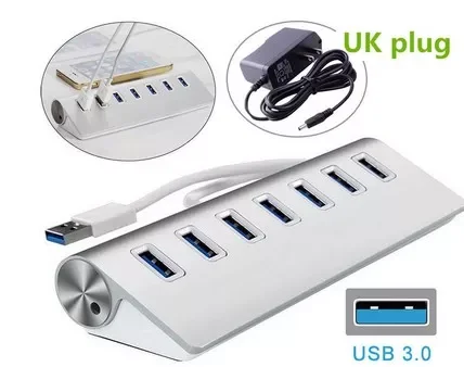 NEW Port Aluminum USB 3.0 HUB 5Gbps High Speed Power Adapter For PC Laptop Mac NEW
NEW Port Aluminum USB 3.0 HUB 5Gbps High Speed Power Adapter For PC Laptop Mac NEW